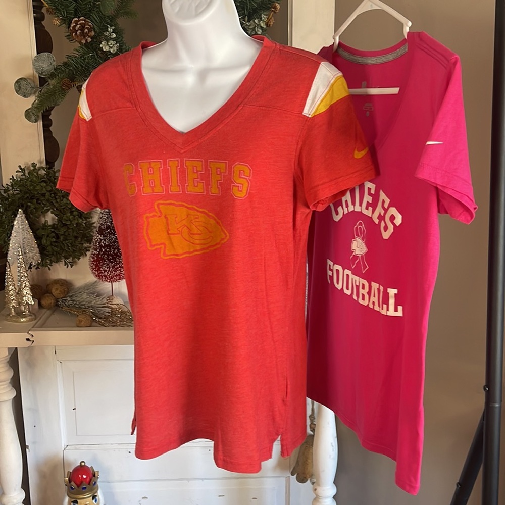 “…and the home of the CHIEFS!” 🎶 - Women’s 2 pack of chiefs tees